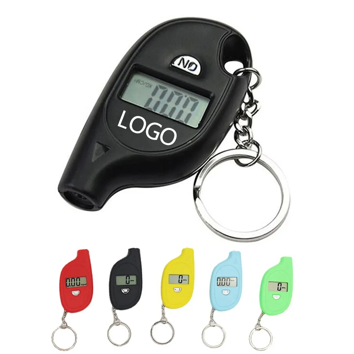 Mini Tire Pressure Gauge Digital Lcd Display With Keychain 1