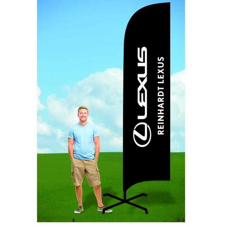 11ft PromoFlag with X Stand-single 1
