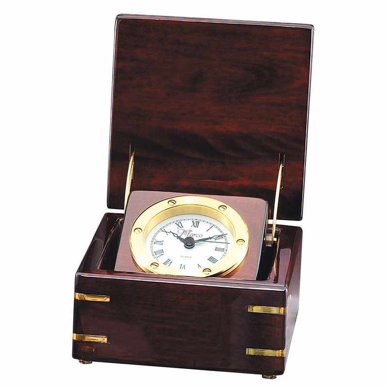 Rosewood Piano Finish Box Clock