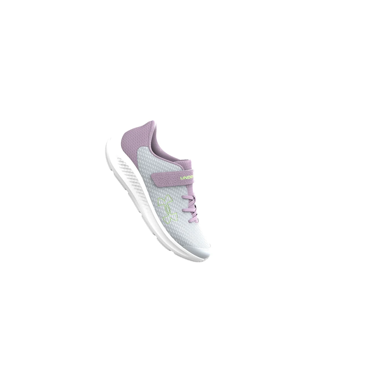 UA Pursuit 3 AC Big Logo Girls' Pre-School Running Shoes 1