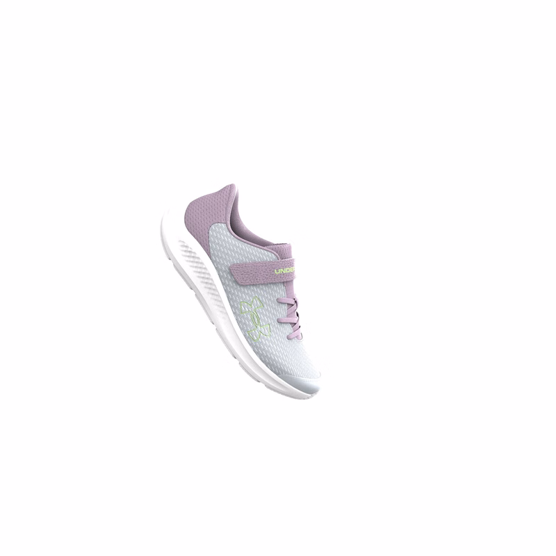 UA Pursuit 3 AC Big Logo Girls' Pre-School Running Shoes
