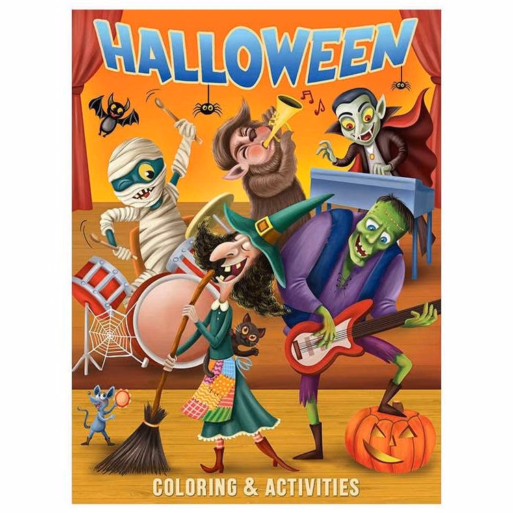 Halloween Coloring Books - Assorted 64pgs