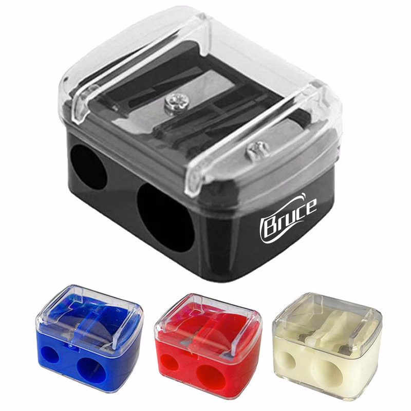 Plastic Dual-Hole Pencil Sharpener