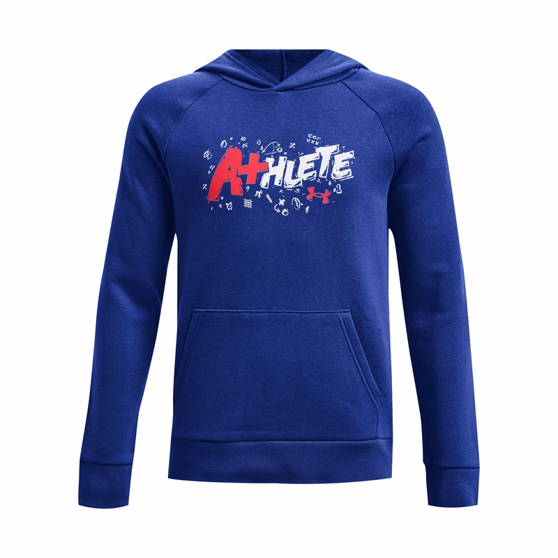 Boys' UA Rival Fleece Athlete Hoodie 