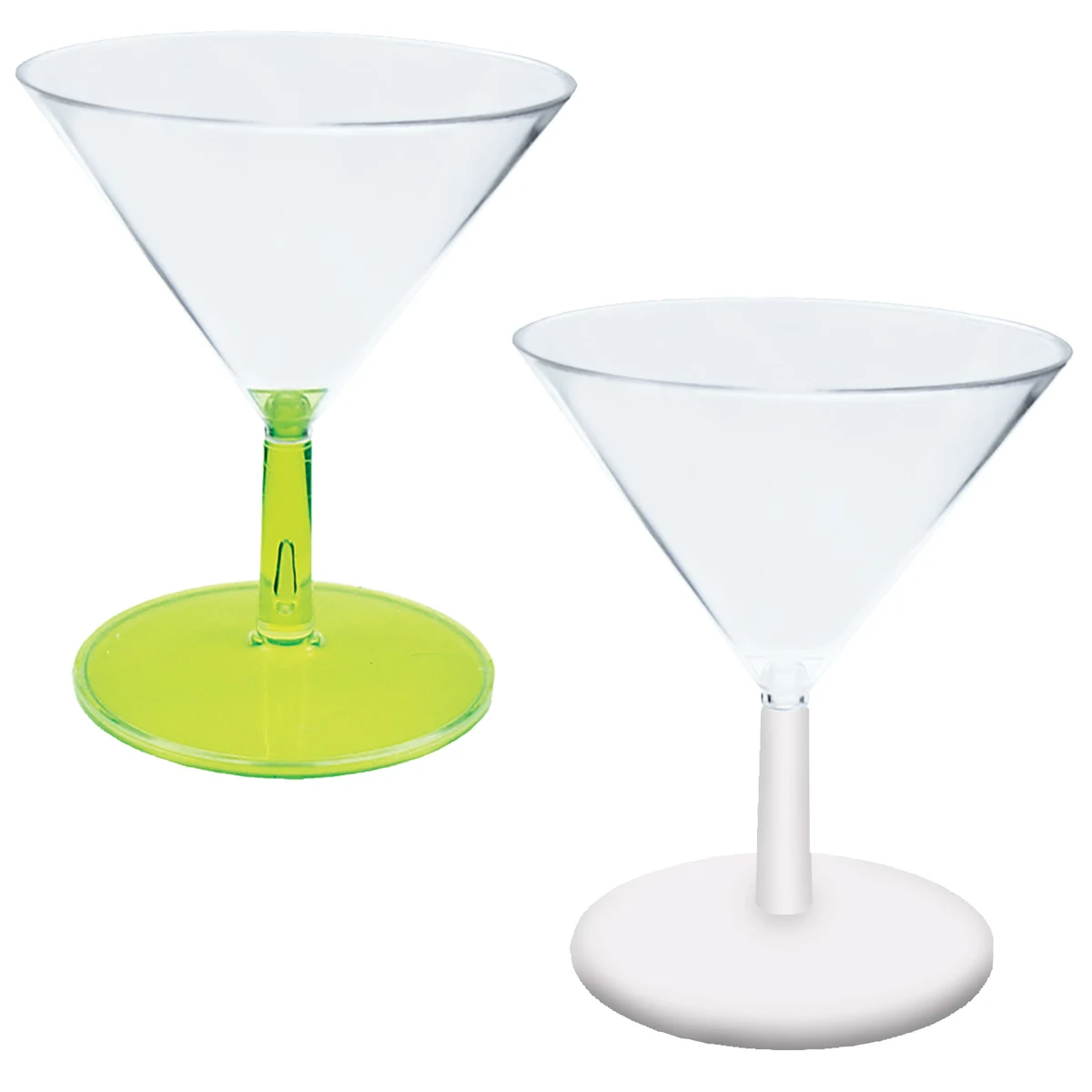 2oz Plastic Mini Stemmed Martini Glass CLOSE OUT 1