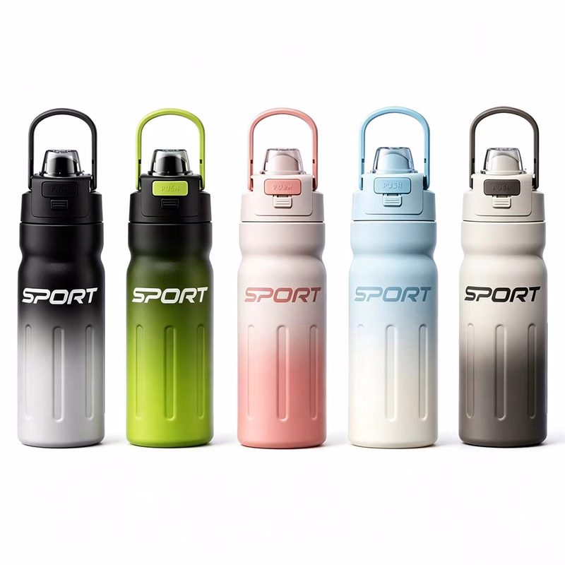 Insulated Stainless Steel Dualsip Water Bottle With HandleFor Sport&Travel&Outdoor&Daily Use