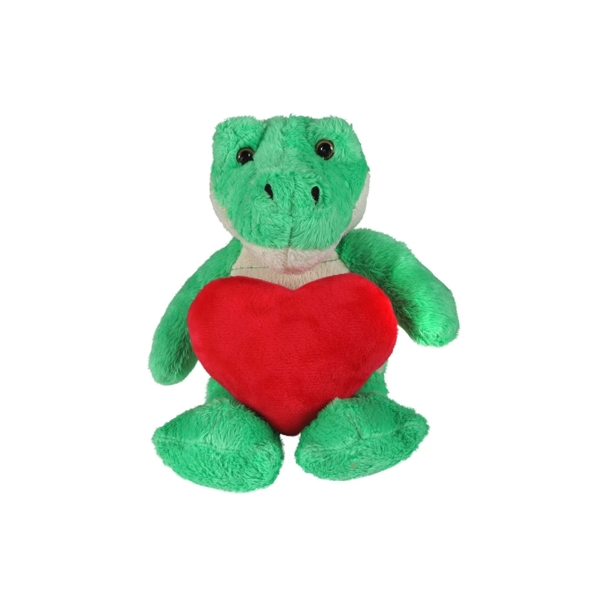 soft plush Alligator with heart 1