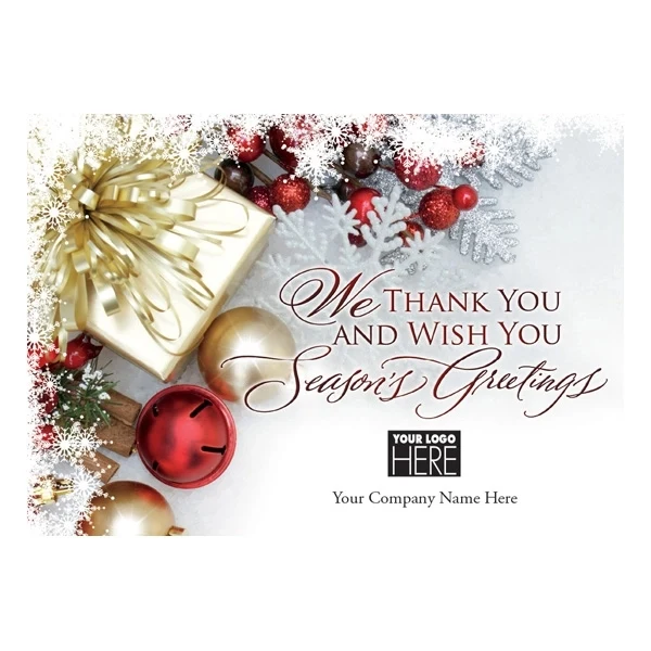 Gift of Thanks Holiday Logo Cards 1