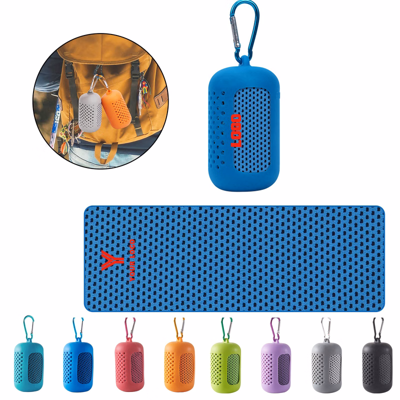 Silicone Cooling Towel Set ?C Portable & Lightweight
