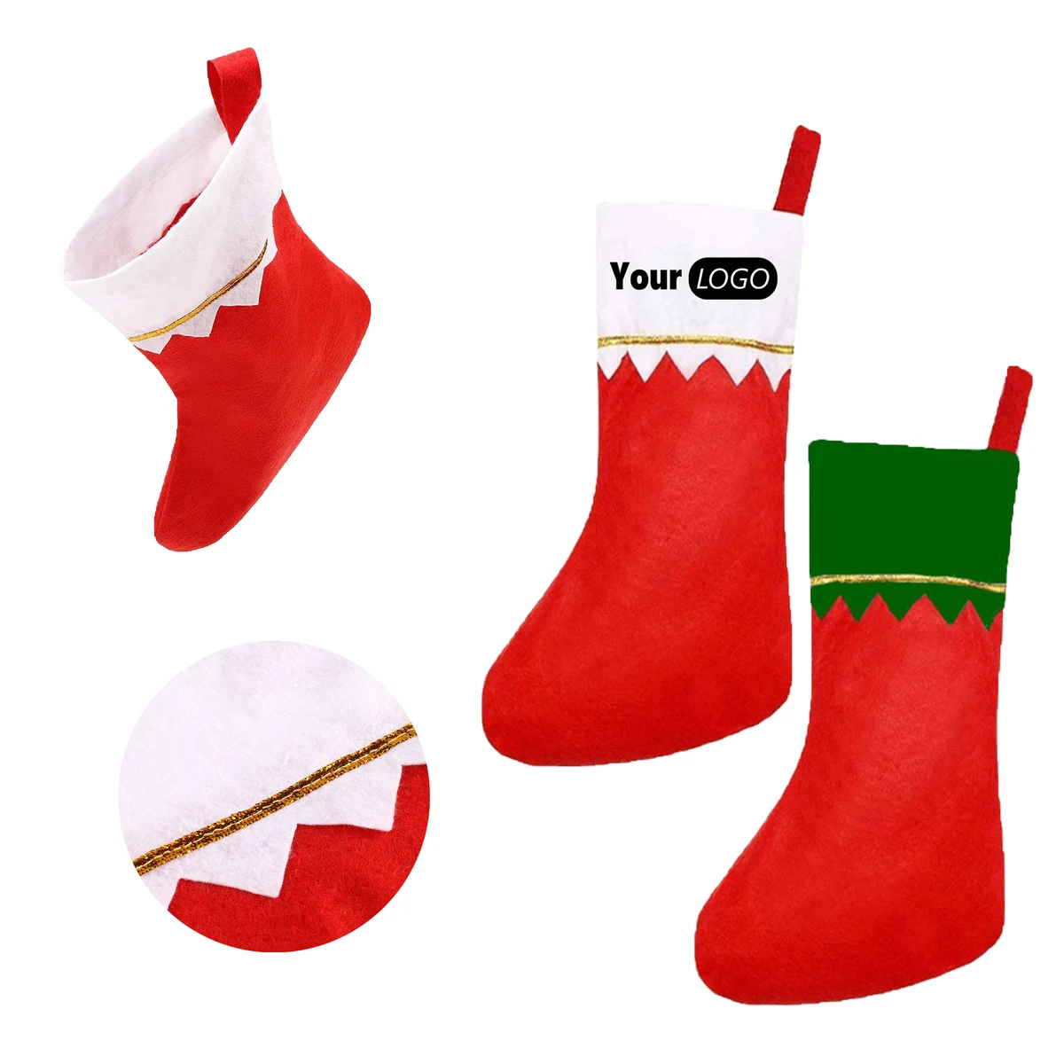Non-woven Christmas Stocking Gift Bag 1