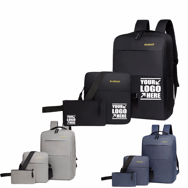 Backpack Messenger Pouch Set