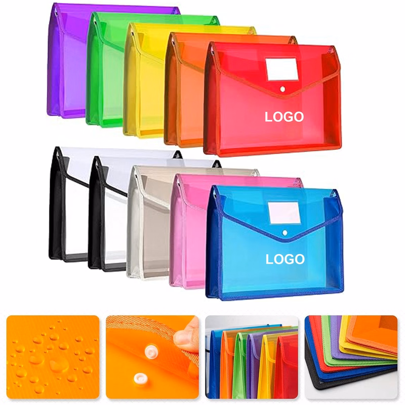 Transparent Expandable File Folder Wallet Organizer