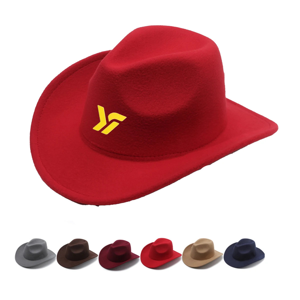 Unisex Wide Brim Cowboy Hat 1