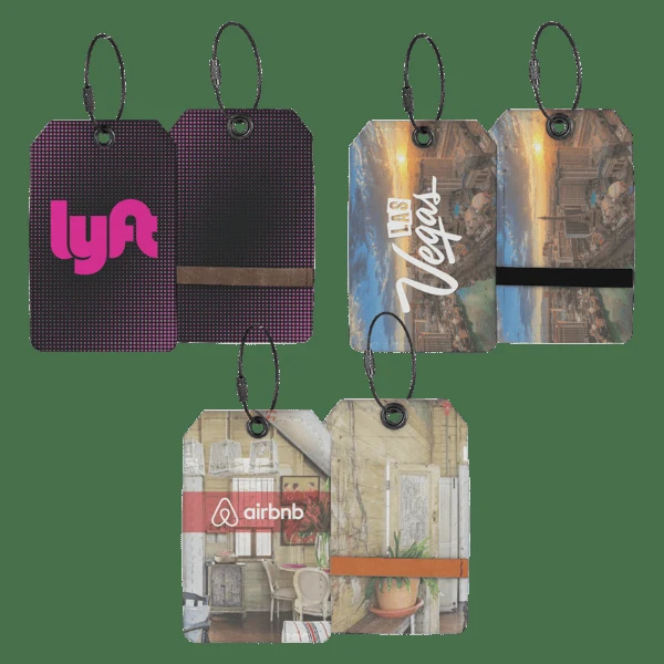 Pikes Dye-Sublimated Felt Luggage Tag 1