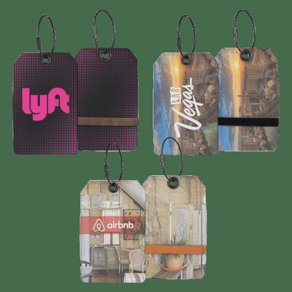 Pikes Dye-Sublimated Felt Luggage Tag