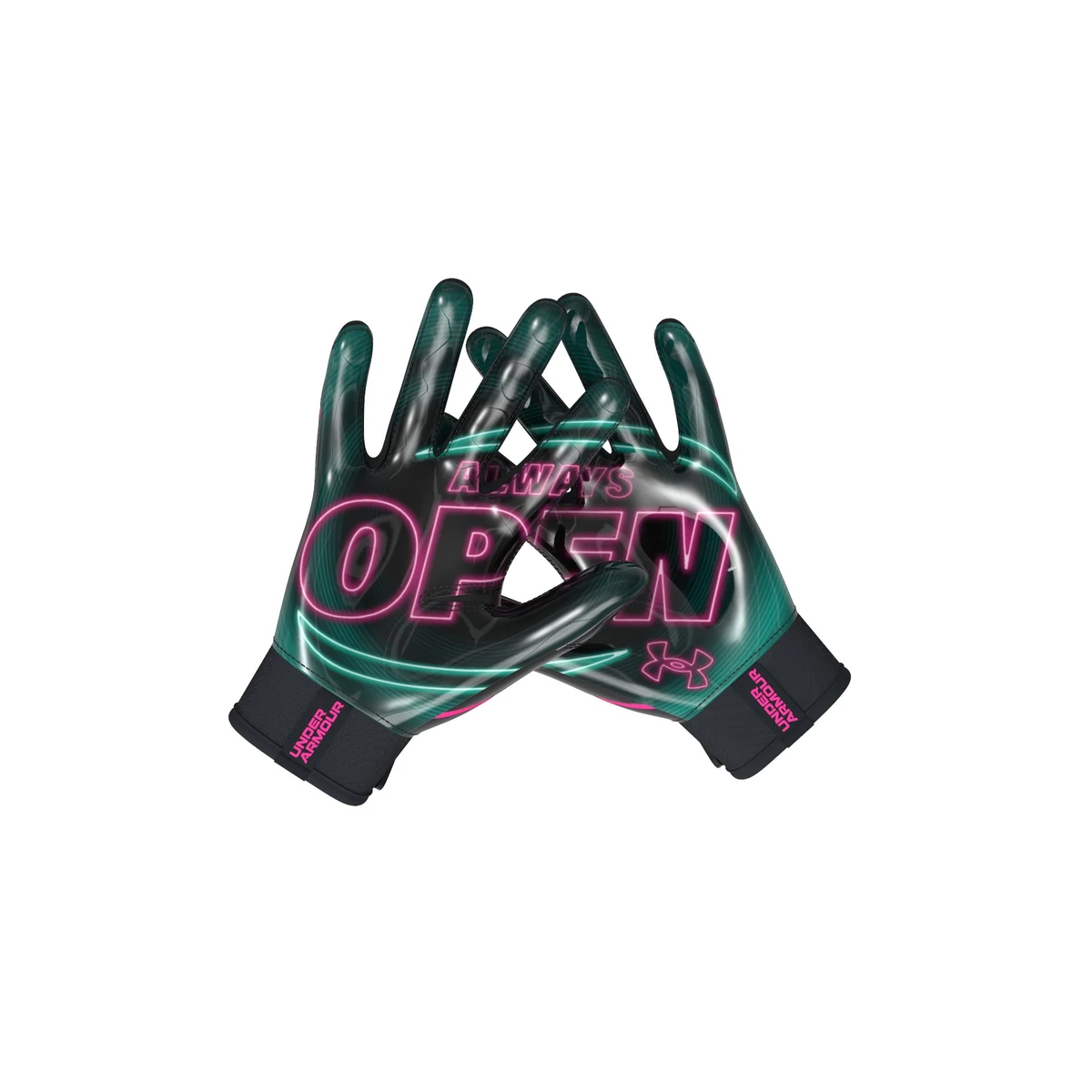 UA Blur LE Pee Wee Football Gloves 1