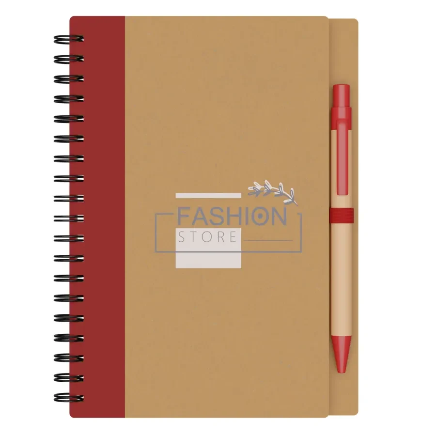 Eco Spiral Notebook & Pen 1