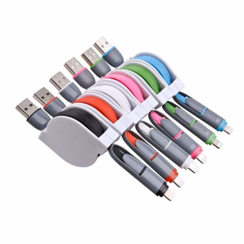 2 In 1 Retractable Charging Cable