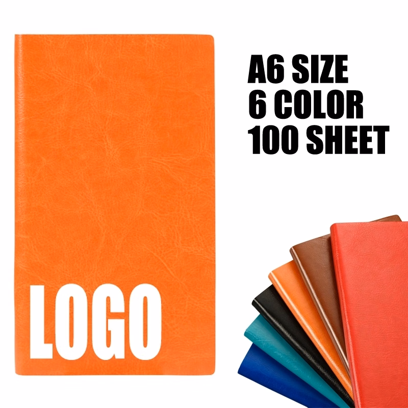 PU Leather A6 Business Conference Travel Journal Notebook