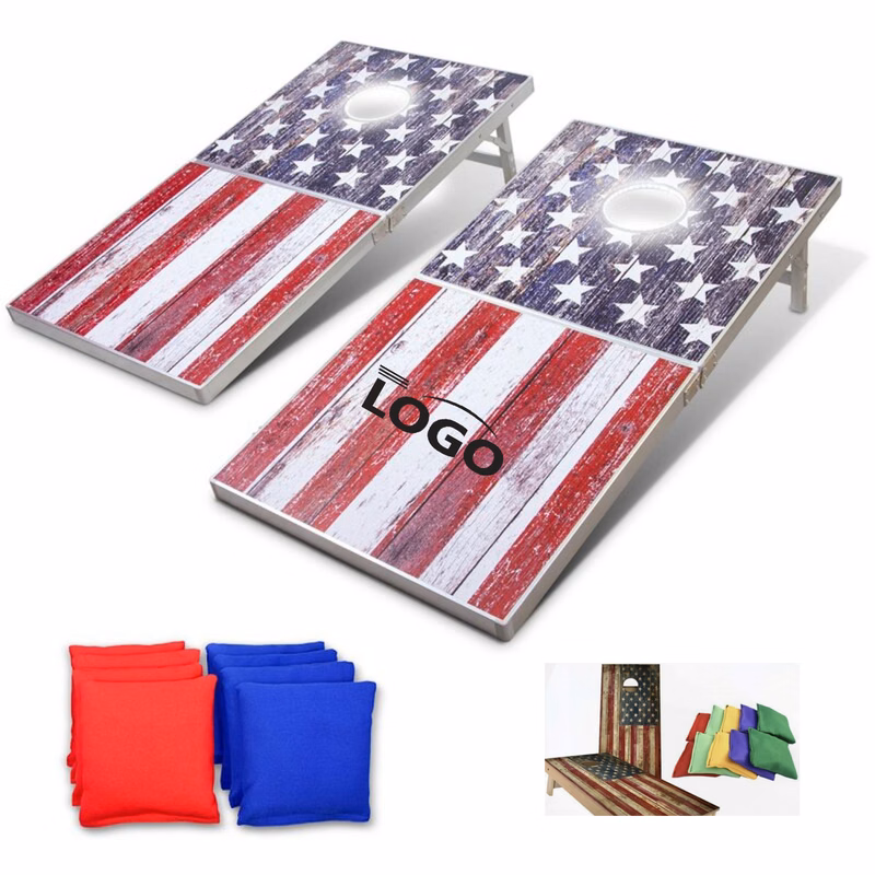 Stars and Stripes Cornhole Board Set