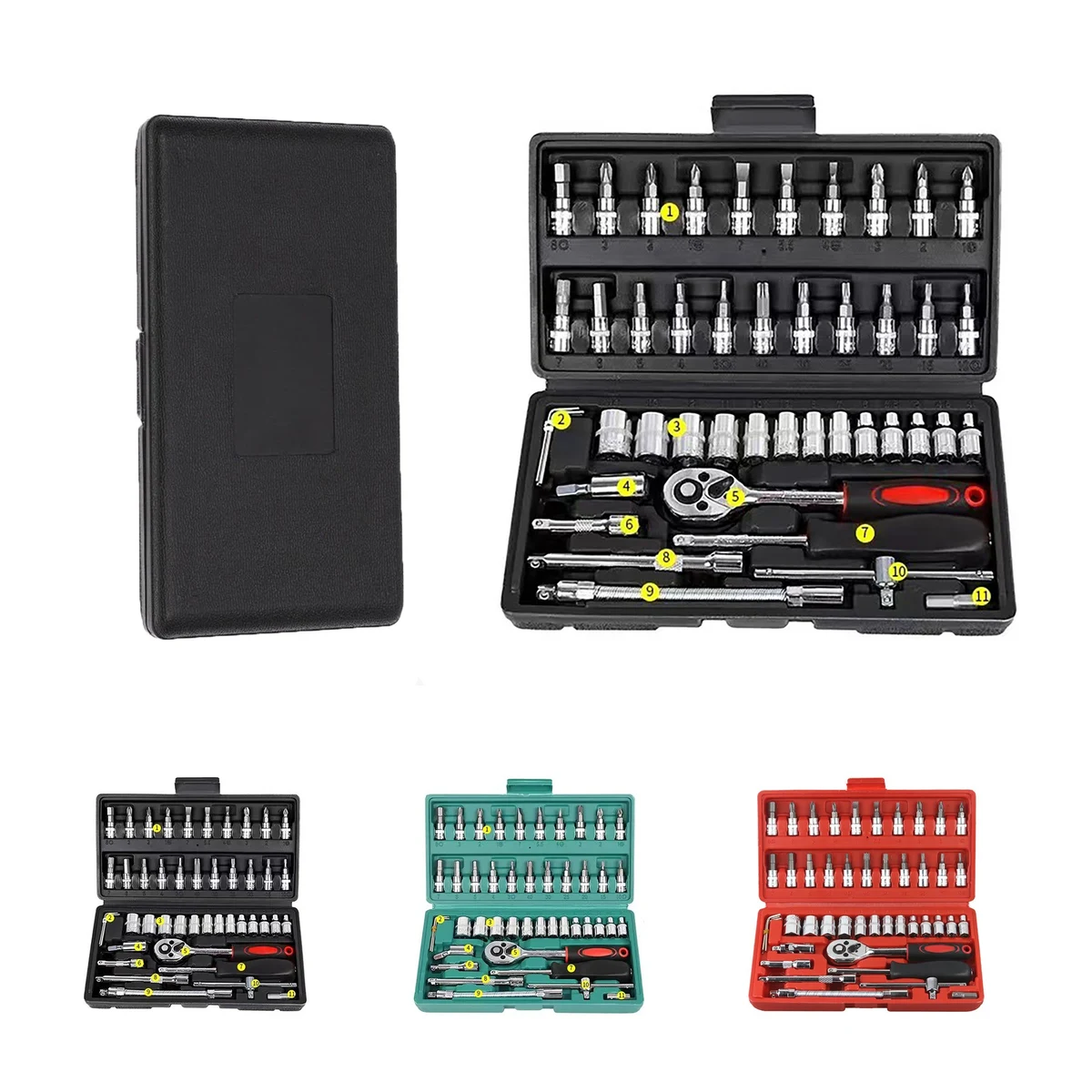 Metric Ratchet Wrench Tool Set 1