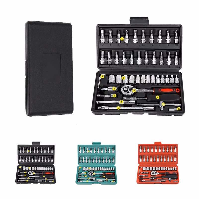 Metric Ratchet Wrench Tool Set