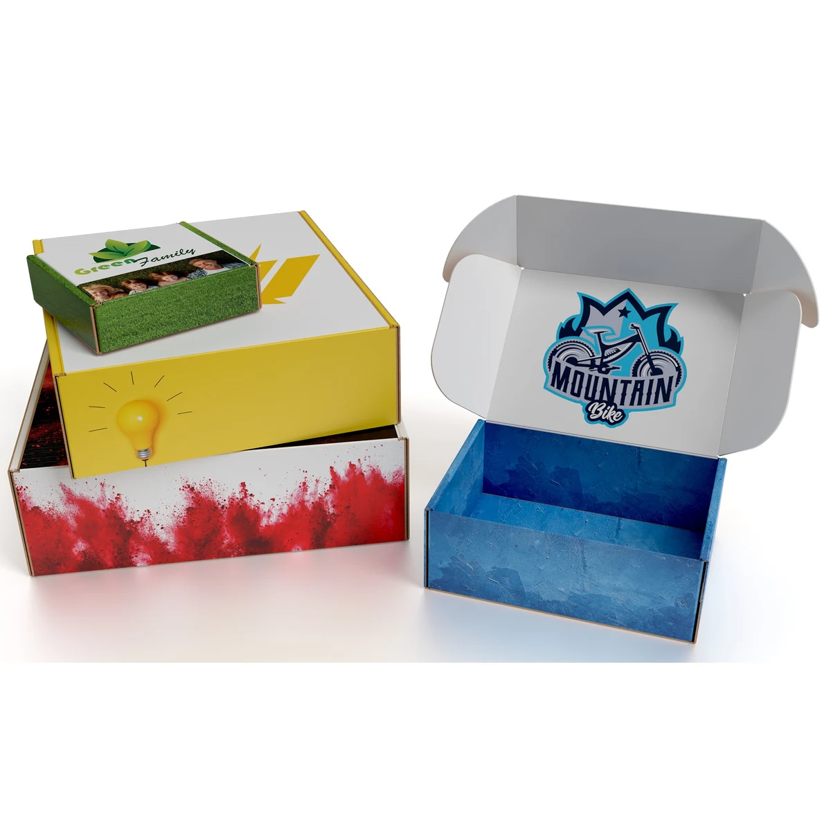 7" x 5" x 1" 1 Sided Front Lock Mailer 1