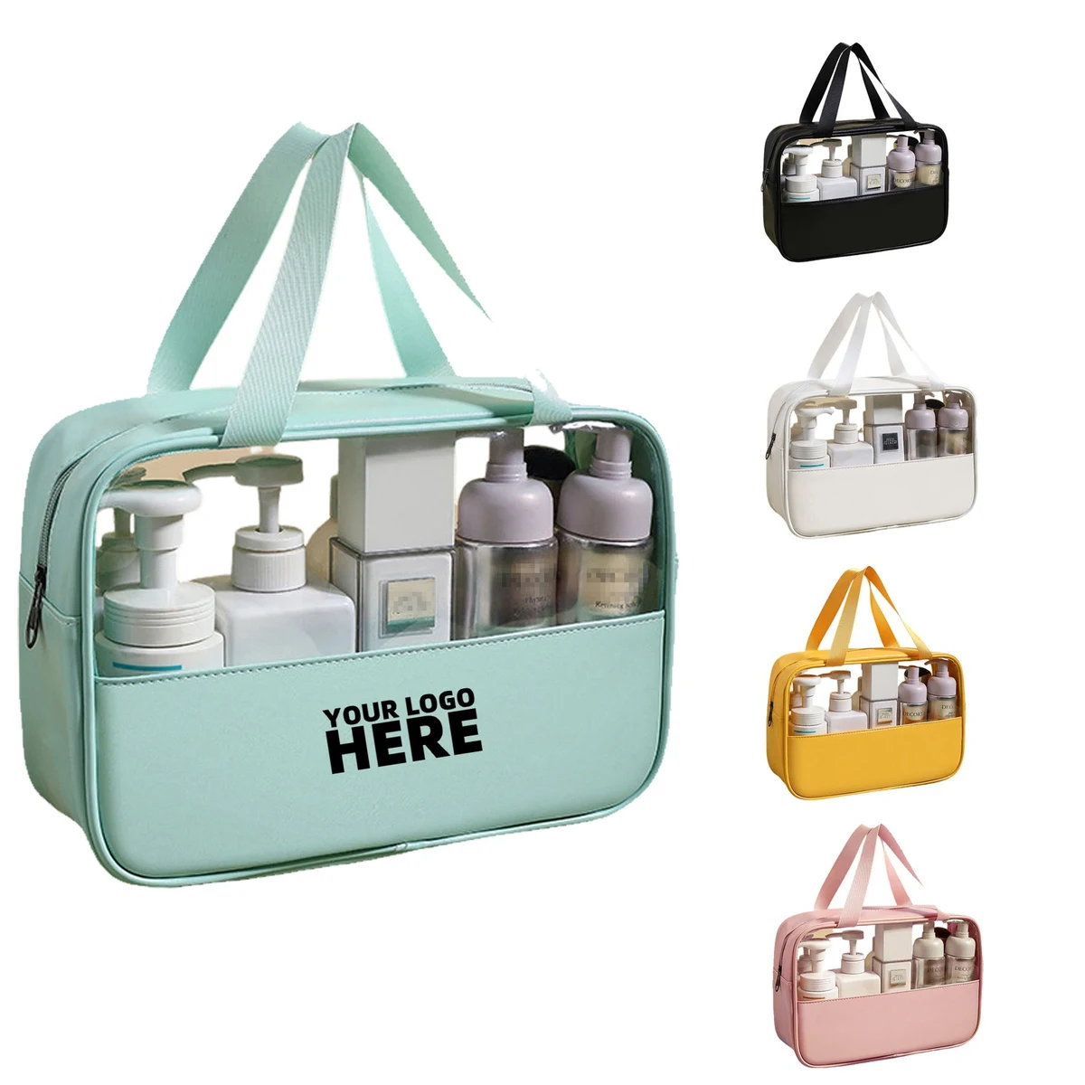Large Clear Waterproof Transparent Cosmetic Bag 1