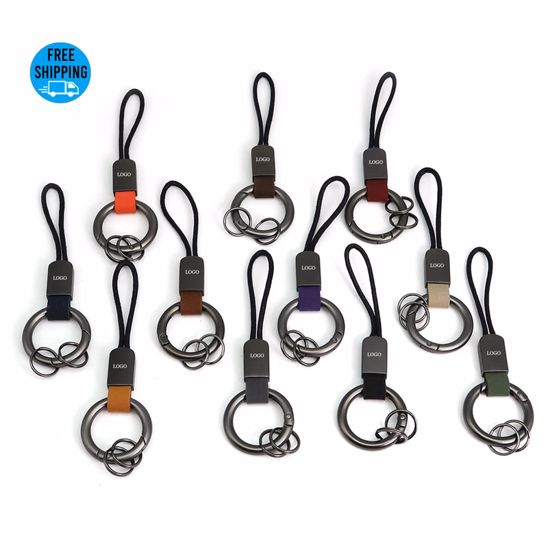 Leatherette Car KeyChain