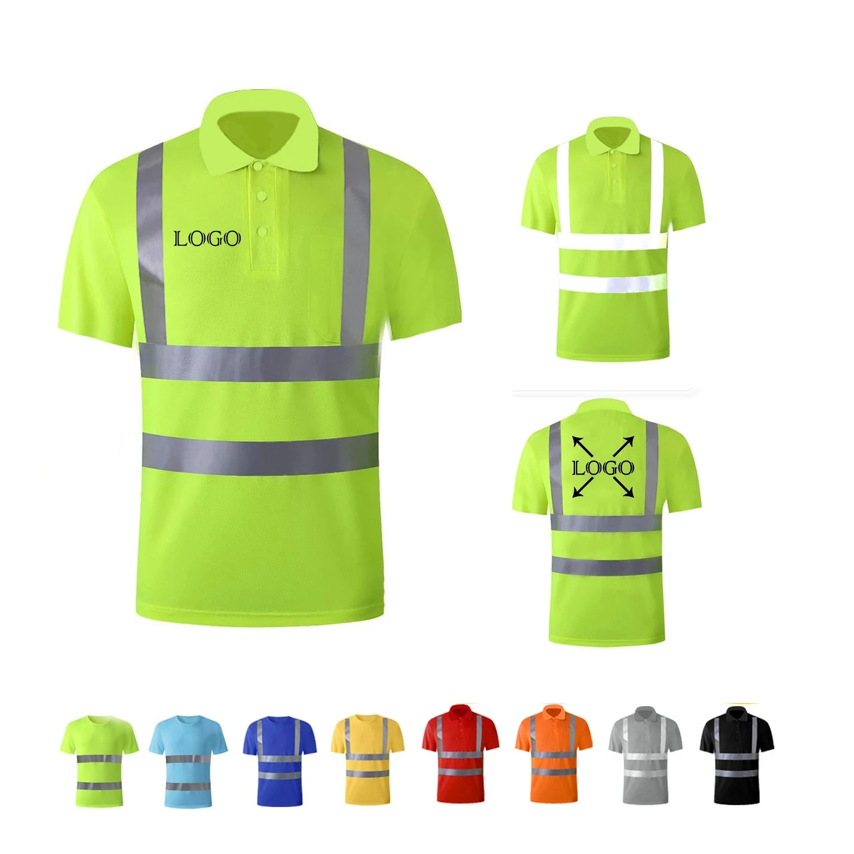 Reflective Polo Shirt 1