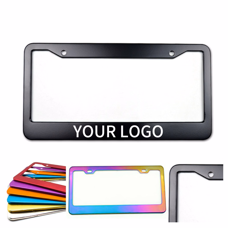 ABS Decorative License Plate Frame for Vehicle Branding