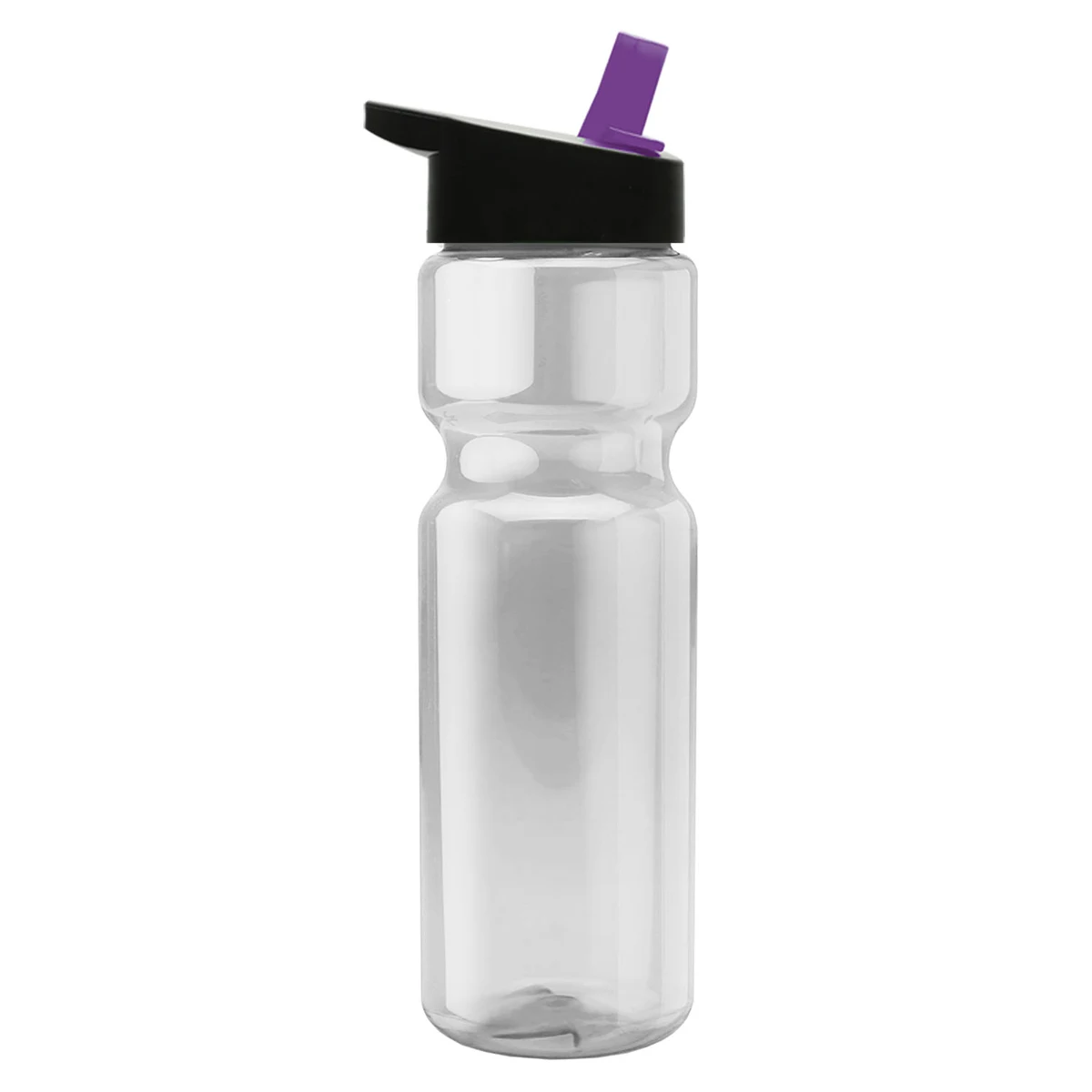 Champion - 28 oz. Transparent Bottle with Flip Straw Lid 1