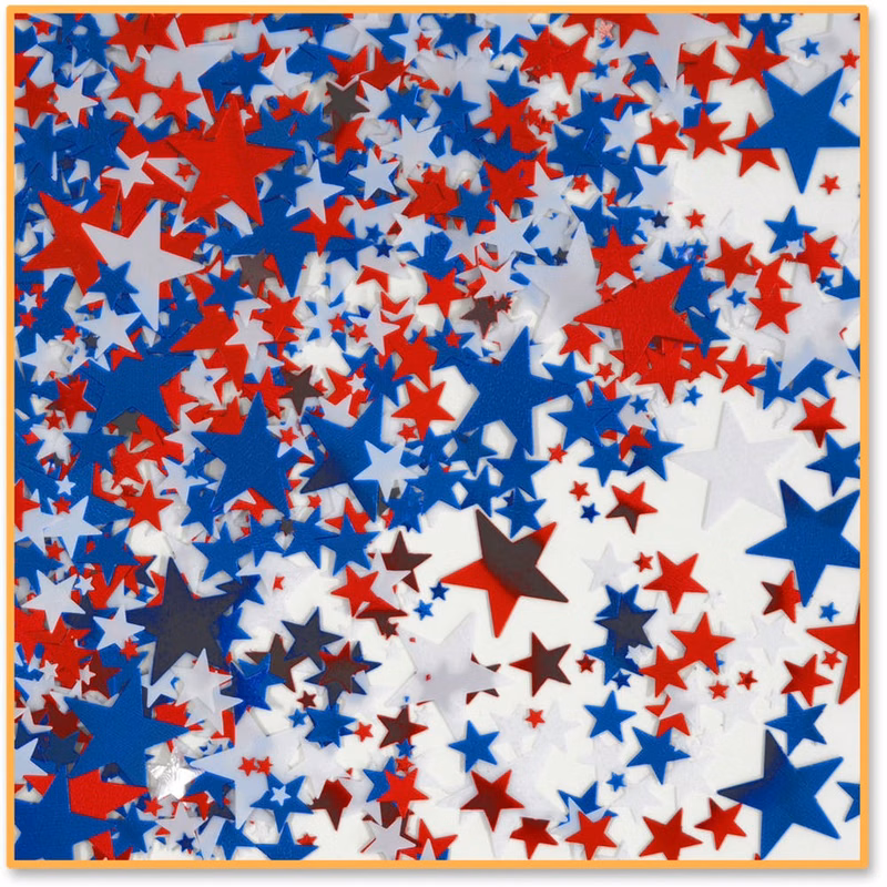 Patriotic Confetti - 0.5 oz