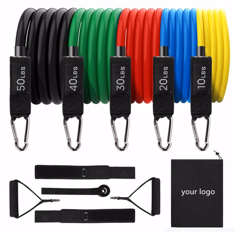 Sport Resistance Band Set With Handle