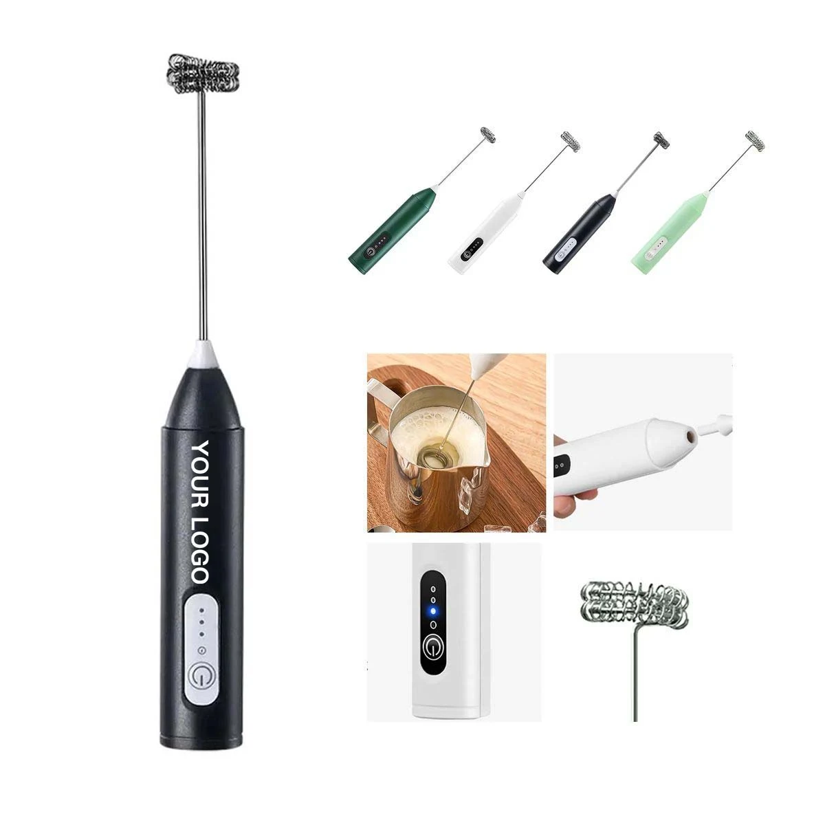 Portable Milk Frother with USB Type C Charging 1