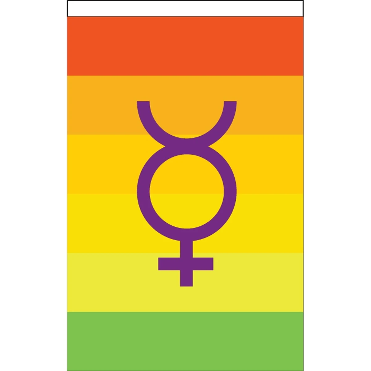 Hermaphrodite Deluxe Garden Flag 1