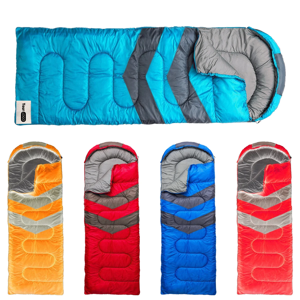 Polyester Lightweight And Compact Sleeping Bag For Easy Travel 1