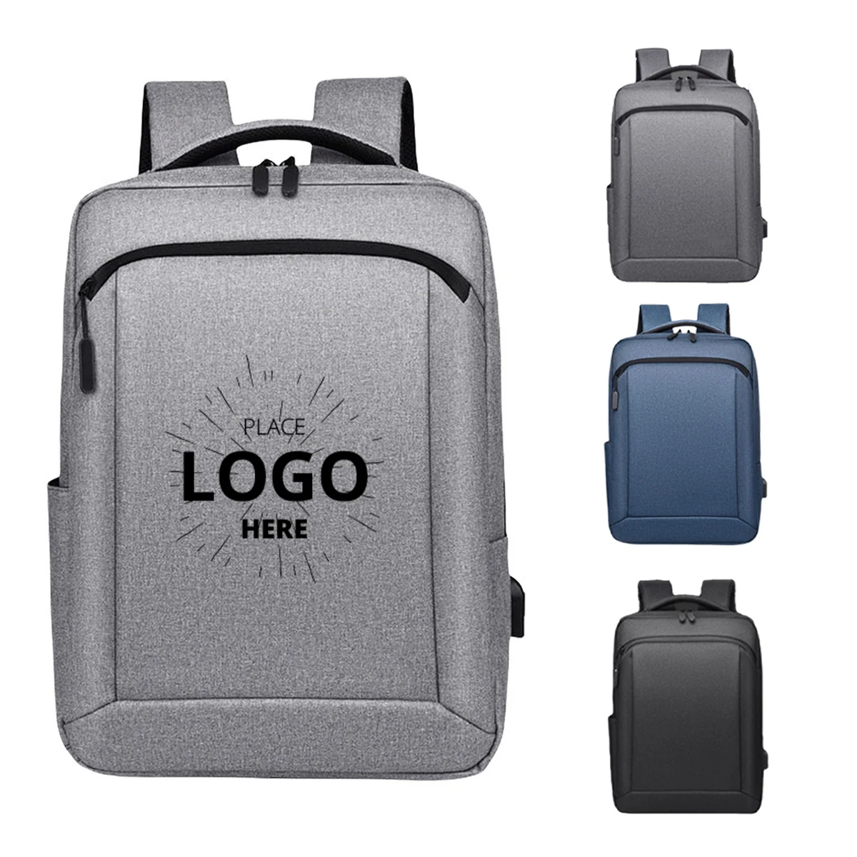 15.6 inch Laptop Backpack With USB Charging Port 1