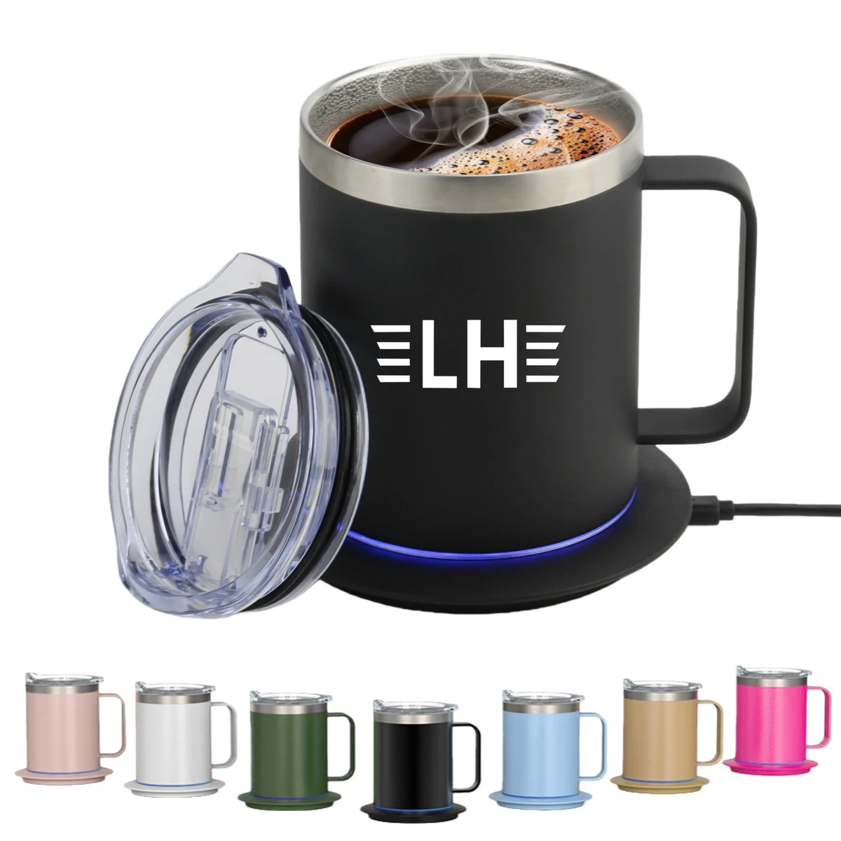 Electric Smart Constant Temperature Cup Heater with Mug 1