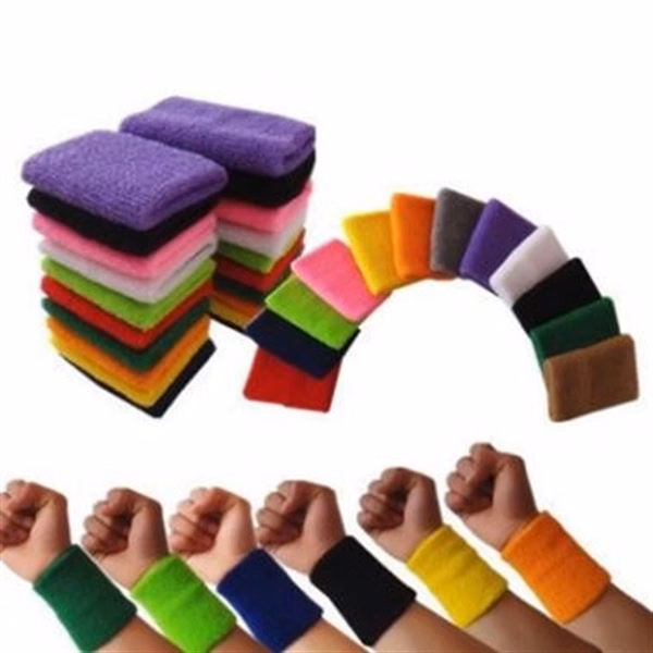 Outdoor sports absorbent breathable basketball wristbands