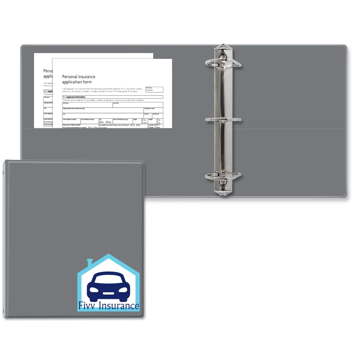 2 1/2" Classic Angle D Ring Binder 1
