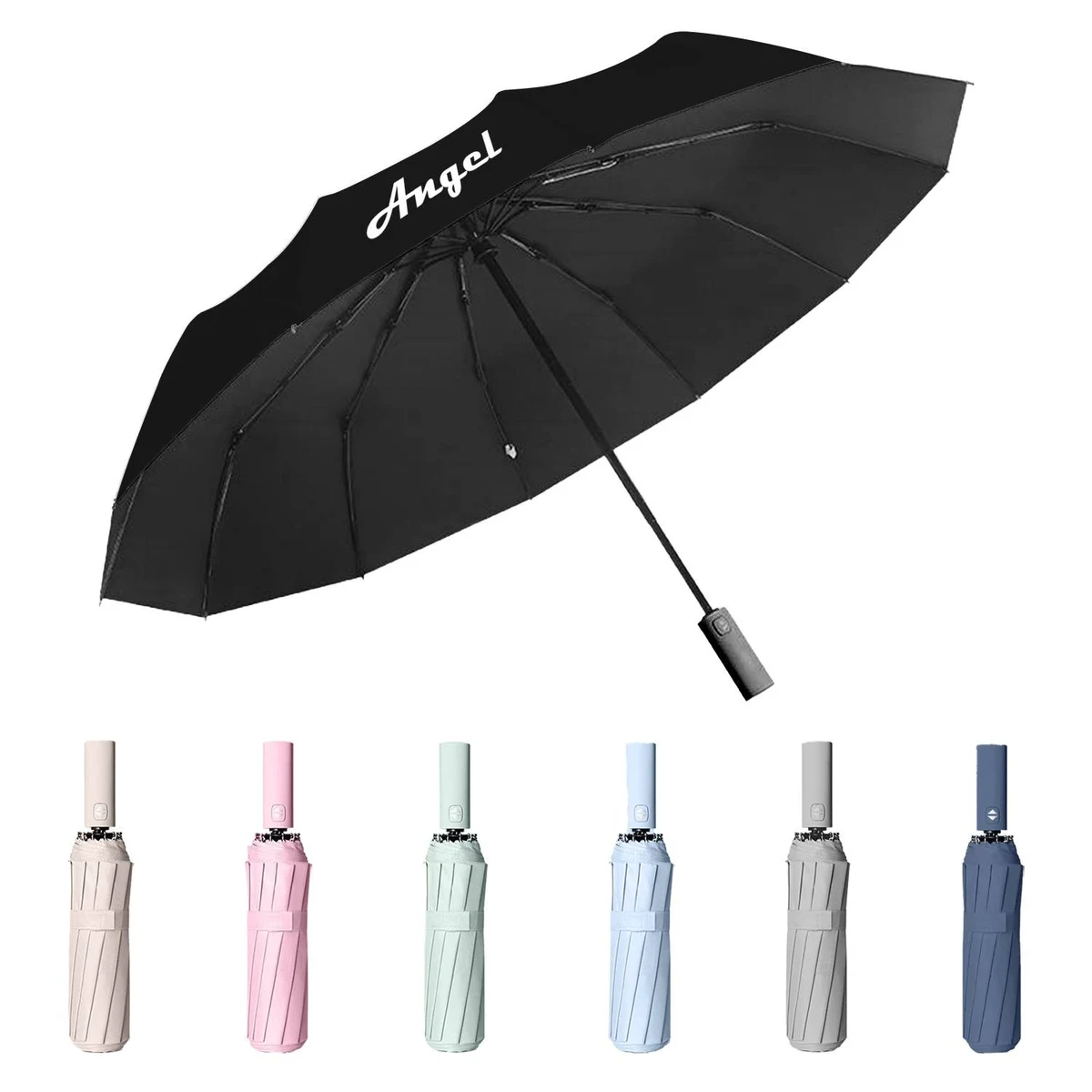 Men'S And Women'S Large Automatic Folding Umbrella 1