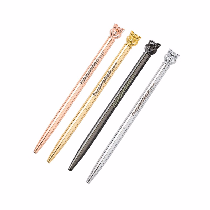 Animal Head Top Pens
