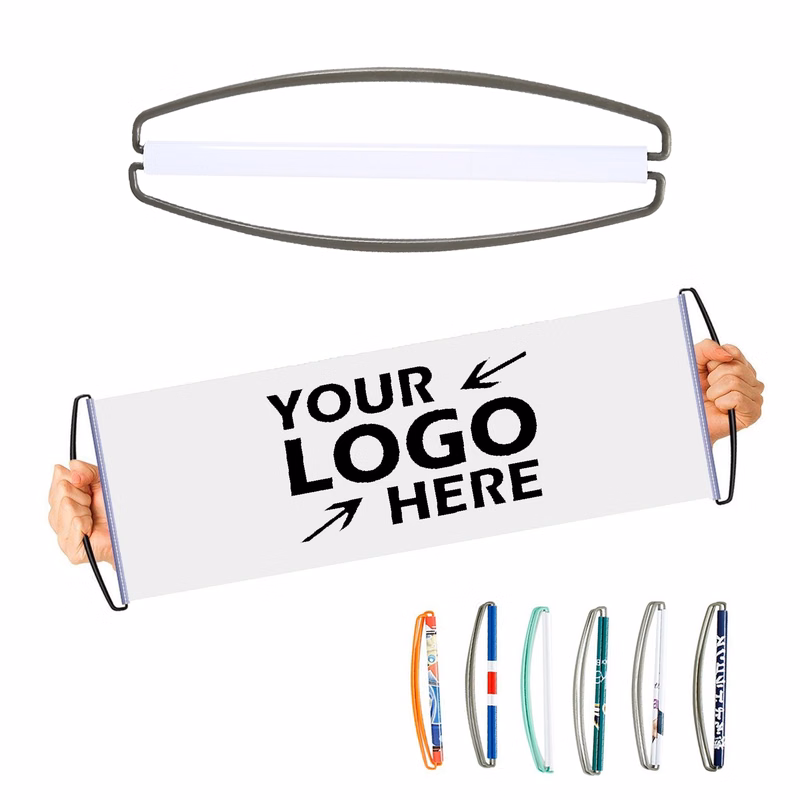 Handheld Retractable Scroll Banner MOQ100