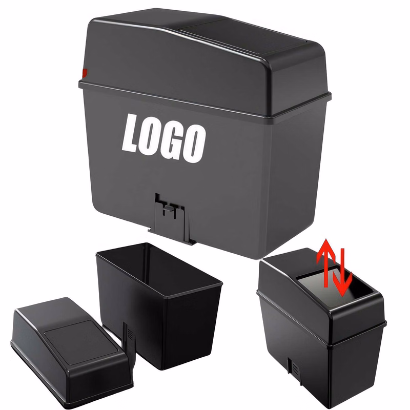 In-car Supplies Sundries Bag Trash Can with Lid Commercial