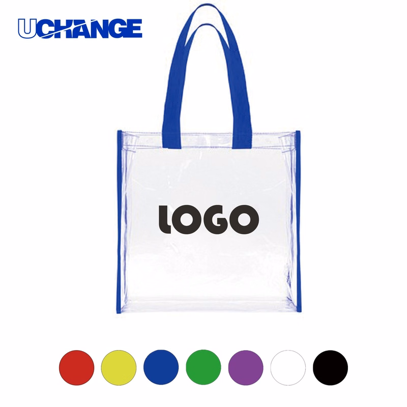 PVC Clear Tote Bag for Events and Retail