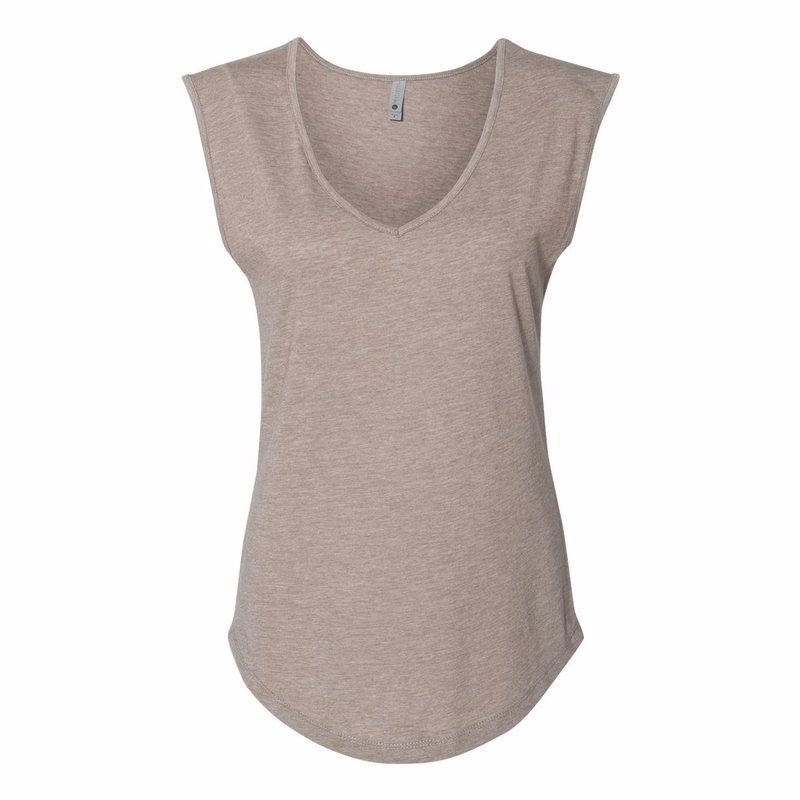 Women's Festival Sleeveless Deep V-Neck Tee - 5040