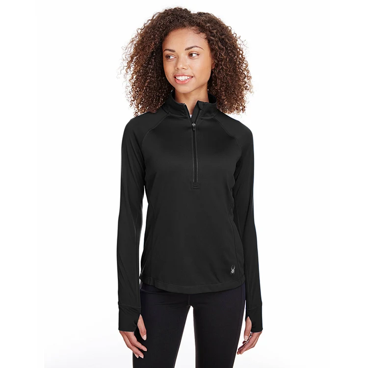 Spyder Women's Freestyle 1/2 Zip Pullover, custom hoodie or sweatshirt with logo imprint 1