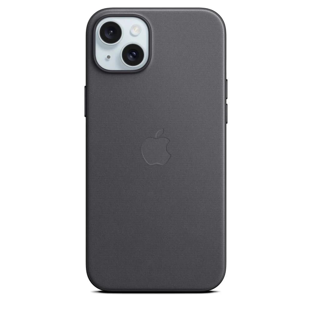 Apple iPhone 15 Plus FineWoven Case with MagSafe - Black 1