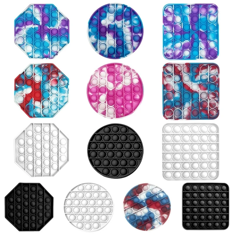 Tie Dye Push Bubble Fidget Sensory Toy 1